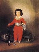 Francisco Jose de Goya Don Manuel Osorio Manrique painting
